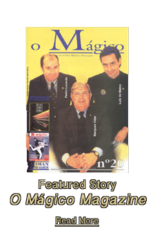 story about comedian magician corporate mentalist in omagico magazine