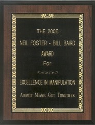 Excellence in Manipulation Magic Award